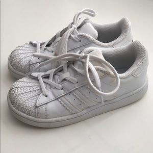 Toddler size 10 ADIDAS Superstar shoes